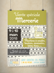 Campagne d'affiches 2018 de l'Ecocyclerie des Mauges La Pommeraye Maine-et-Loire graphiste Studio Paruline