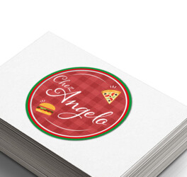 Création d'un logo Chez Angelo La Pommeraye Maine-et-Loire graphiste Studio Paruline