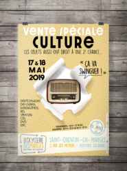 Affiche Ecocyclerie des Mauges (campagne 2019) communication, La Pommeraye, Maine-et-Loire, graphiste, Studio Paruline, logo, site internet, publicité