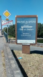 Panneau dibond Matthieu Perraud communication, La Pommeraye, Maine-et-Loire, graphiste, Studio Paruline, logo, site internet, publicité