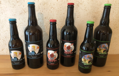 Etiquettes La Bamba La Pommeraye, Maine-et-Loire, graphiste, Studio Paruline, Mauges-sur-Loire