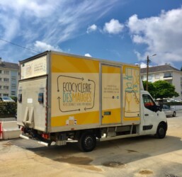 Camion Ecocyclerie des Mauges La Pommeraye, Maine-et-Loire, graphiste, Studio Paruline, Mauges-sur-Loire