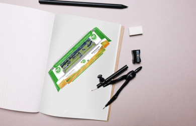 Remorque de marché Gaec de La Thau La Pommeraye, Maine-et-Loire, graphiste, Studio Paruline, Mauges-sur-Loire