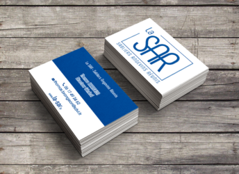 Création carte de visite La SAR communication, La Pommeraye, Maine-et-Loire, graphiste, Studio Paruline, logo, site internet, publicité