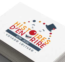 Création logo Voyage-lecture 2019-2020 communication, La Pommeraye, Maine-et-Loire, graphiste, Studio Paruline, logo, site internet, publicité