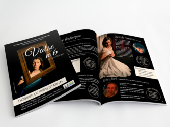 Dossier de presse Cie d'Art d'Art La Pommeraye, Maine-et-Loire, graphiste, Studio Paruline, Mauges-sur-Loire