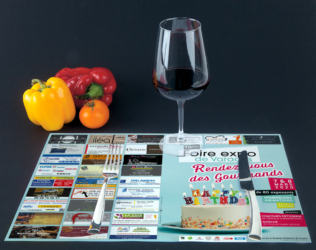 Set de table graphiste, communication, La Pommeraye, Maine-et-Loire, graphiste, Studio Paruline, graphiste, logo, site internet, publicité