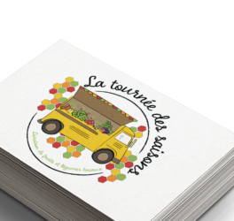 Logo pour La Tournée des Saisons graphiste_Studio_Paruline_gwendoline_maier-la_pommeraye