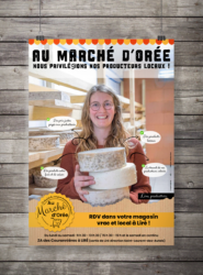 Campagne d'affiches pour Le Marché d'Orée graphiste_Studio_Paruline_gwendoline_maier-la_pommeraye