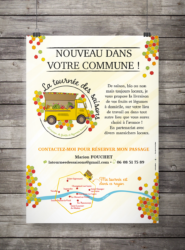 Affiche et flyers pour La Tournée des Saisons graphiste_Studio_Paruline_gwendoline_maier-la_pommeraye
